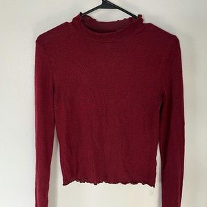 PacSun Mock Neck Long Sleeve
